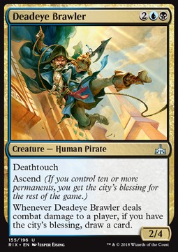 Deadeye Brawler - Rivals of Ixalan (Uncommon) [RIX-155] Immagine principale del prodotto