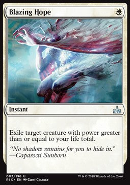 Blazing Hope - Rivals of Ixalan (Uncommon) [RIX-3] Immagine principale del prodotto