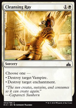 Cleansing Ray - Rivals of Ixalan (Common) [RIX-4] Immagine principale del prodotto