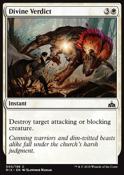 Divine Verdict - Rivals of Ixalan (Common) [RIX-5]