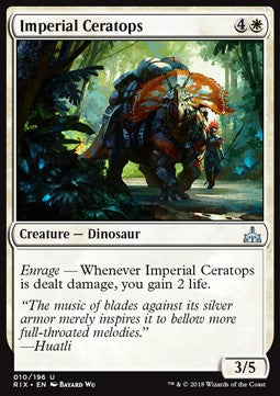 Imperial Ceratops - Rivals of Ixalan (Uncommon) [RIX-10]