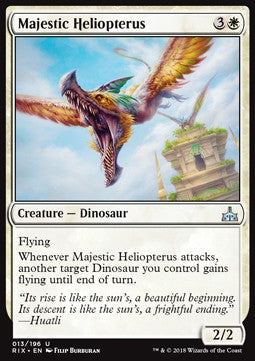 Majestic Heliopterus - Rivals of Ixalan (Uncommon) [RIX-13] Immagine principale del prodotto