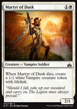 Martyr of Dusk - Rivals of Ixalan (Common) [RIX-14] Immagine principale del prodotto