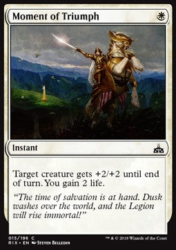 Moment of Triumph - Rivals of Ixalan (Common) [RIX-15] Hoofdafbeelding