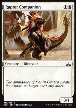Raptor Companion - Rivals of Ixalan (Common) [RIX-19] Main image