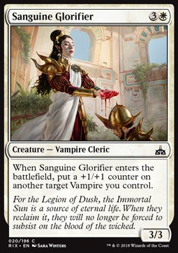 Sanguine Glorifier - Rivals of Ixalan (Common) [RIX-20] Immagine principale del prodotto