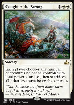 Slaughter the Strong - Rivals of Ixalan (Rare) [RIX-22] Imagen principal del producto