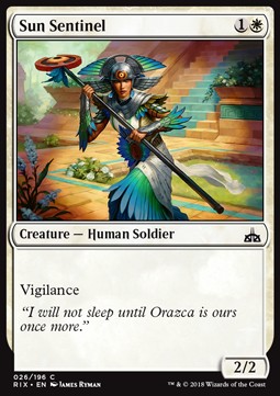 Sun Sentinel - Rivals of Ixalan (Common) [RIX-26]