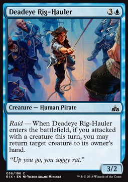 Deadeye Rig-Hauler - Rivals of Ixalan (Common) [RIX-36] Main image