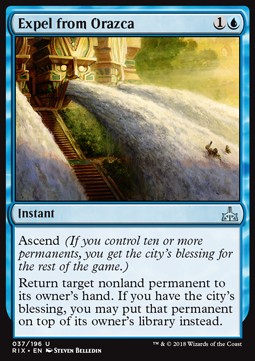 Expel from Orazca - Rivals of Ixalan (Uncommon) [RIX-37]