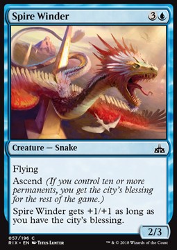 Spire Winder - Rivals of Ixalan (Common) [RIX-57] Main image