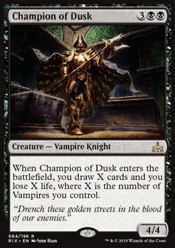 Champion of Dusk - Rivals of Ixalan (Rare) [RIX-64] Main image