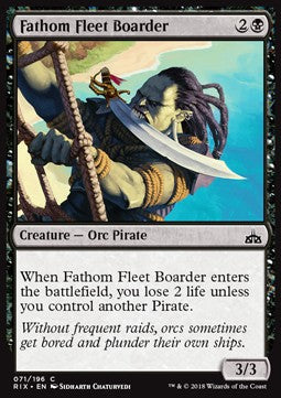 Fathom Fleet Boarder - Rivals of Ixalan (Common) [RIX-71] Immagine principale del prodotto