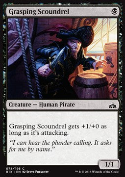 Grasping Scoundrel - Rivals of Ixalan (Common) [RIX-74] Immagine principale del prodotto
