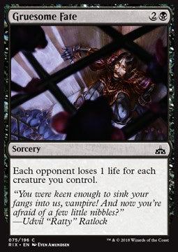 Gruesome Fate - Rivals of Ixalan (Common) [RIX-75] Immagine principale del prodotto
