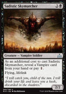 Sadistic Skymarcher - Rivals of Ixalan (Uncommon) [RIX-85] Immagine principale del prodotto