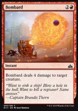 Bombard - Rivals of Ixalan (Common) [RIX-93] Main image