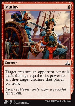 Mutiny - Rivals of Ixalan (Common) [RIX-106] Immagine principale del prodotto
