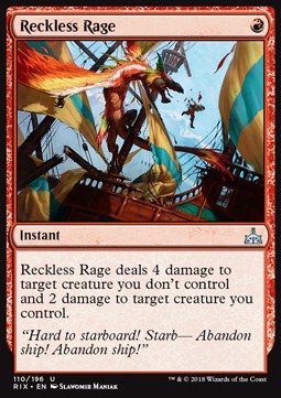 Reckless Rage - Rivals of Ixalan (Uncommon) [RIX-110] Hauptbild