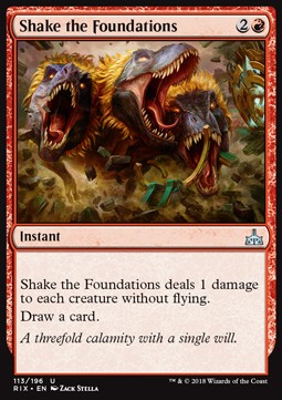 Shake the Foundations - Rivals of Ixalan (Uncommon) [RIX-113] Immagine principale del prodotto