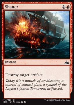 Shatter - Rivals of Ixalan (Common) [RIX-114] Immagine principale del prodotto