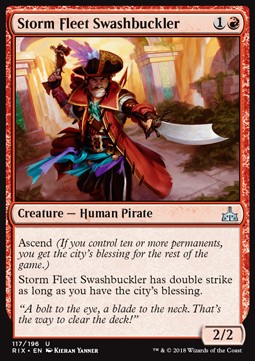 Storm Fleet Swashbuckler - Rivals of Ixalan (Uncommon) [RIX-117] Immagine principale del prodotto