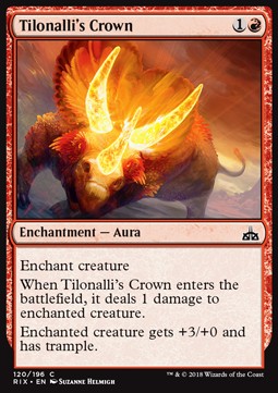 Tilonalli's Crown - Rivals of Ixalan (Common) [RIX-120] Immagine principale del prodotto
