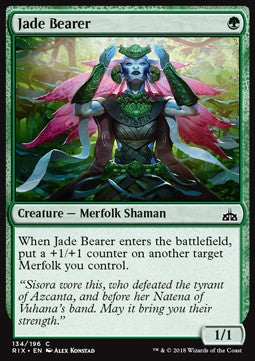 Jade Bearer - Rivals of Ixalan (Common) [RIX-134] Immagine principale del prodotto