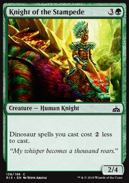 Knight of the Stampede - Rivals of Ixalan (Common) [RIX-138] Imagen principal del producto