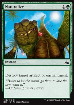Naturalize - Rivals of Ixalan (Common) [RIX-139] Main image