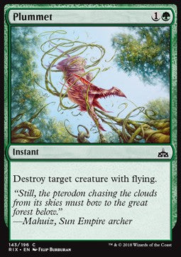Plummet - Rivals of Ixalan (Common) [RIX-143] Immagine principale del prodotto