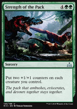 Strength of the Pack - Rivals of Ixalan (Uncommon) [RIX-145] Immagine principale del prodotto
