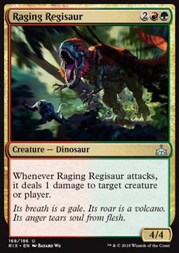 Raging Regisaur - Rivals of Ixalan (Uncommon) [RIX-168]