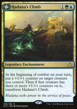 Hadana's Climb // Winged Temple of Orazca - Rivals of Ixalan (Rare) [RIX-158]