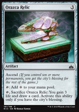 Orazca Relic - Rivals of Ixalan (Common) [RIX-181]