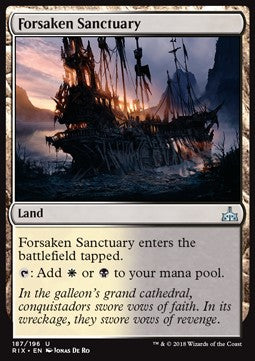 Forsaken Sanctuary - Rivals of Ixalan (Uncommon) [RIX-187]