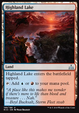 Highland Lake - Rivals of Ixalan (Uncommon) [RIX-189] Main image