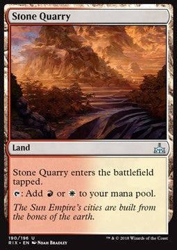 Stone Quarry - Rivals of Ixalan (Uncommon) [RIX-190] Immagine principale del prodotto