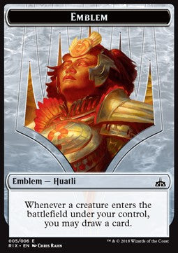 Huatli, Radiant Champion Emblem - Rivals of Ixalan (Token) [RIX-T05]