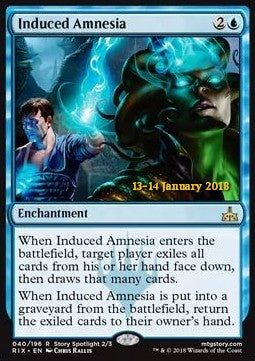 Induced Amnesia - Rivals of Ixalan: Promos (Rare) [RIXP-40]