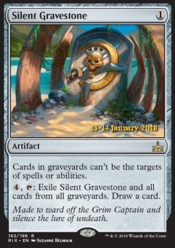 Silent Gravestone - Rivals of Ixalan: Promos (Rare) [RIXP-182]