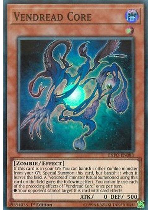 Vendread Core — Extreme Force (EXFO-083) Yu-Gi-Oh! card Main image