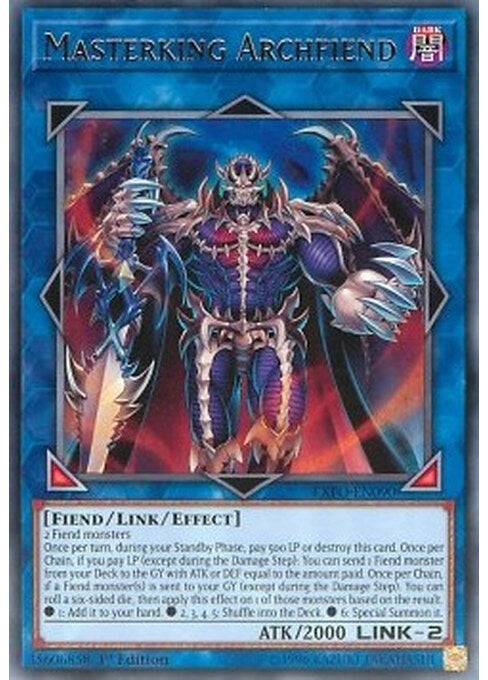 Masterking Archfiend — Extreme Force (EXFO-090) Yu-Gi-Oh! card Main image