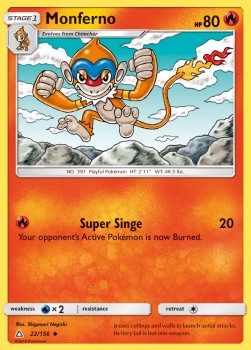 Monferno - Ultra Prism (Uncommon) [UPR-22] Hover Image