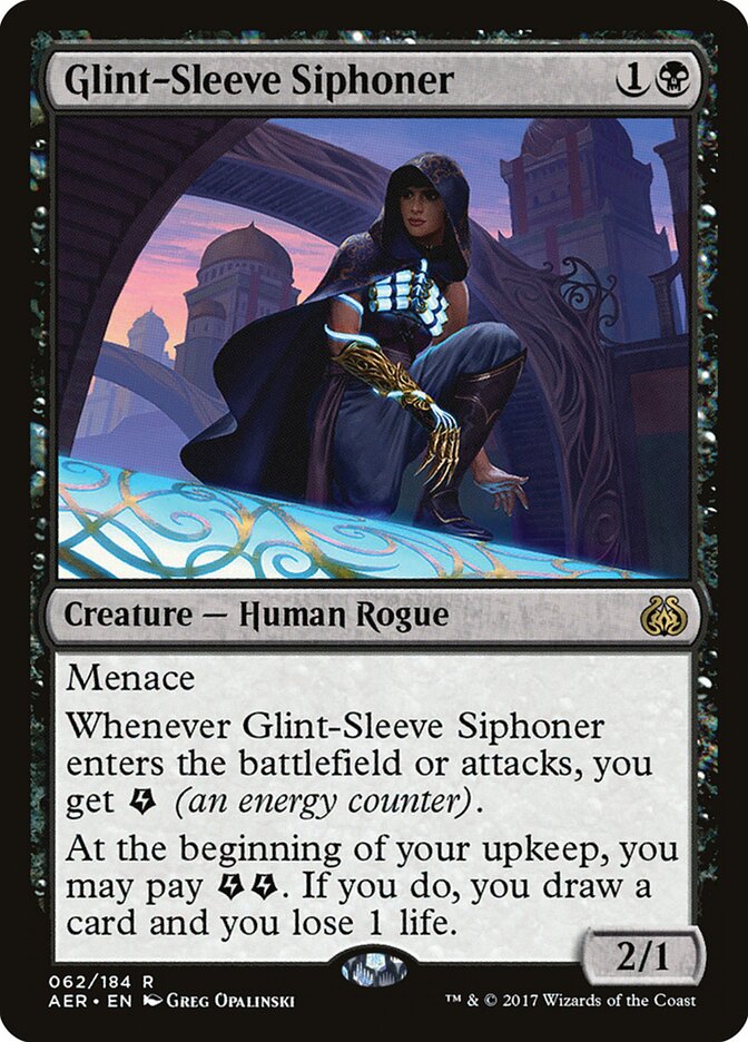 Glint-Sleeve Siphoner - Aether Revolt (Rare) [AER-62] Immagine principale del prodotto