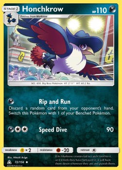 Honchkrow - Ultra Prism (Uncommon) [UPR-72] Hover Image