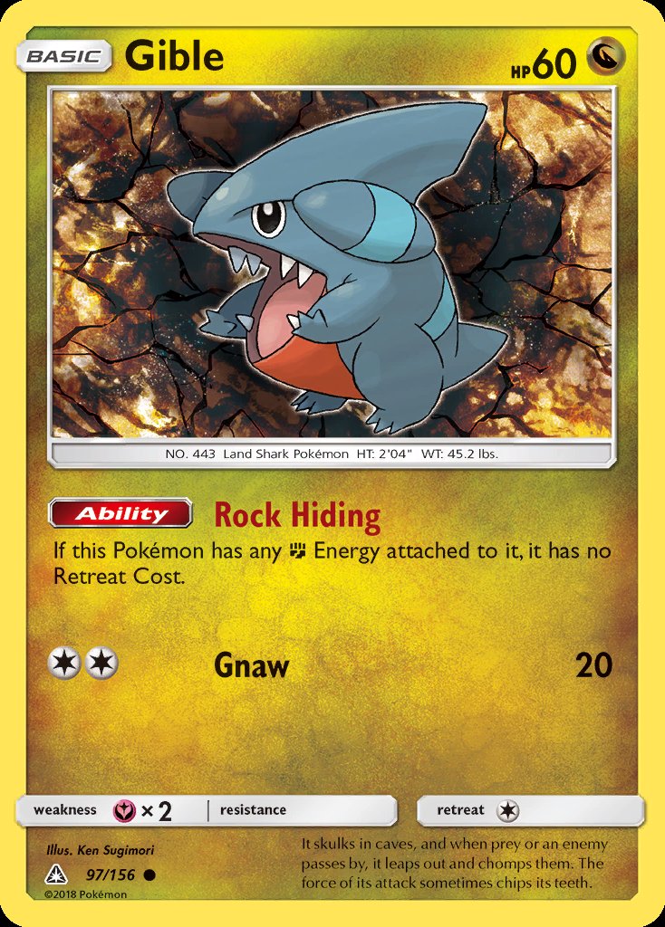Gible - Ultra Prism (Common) [UPR-97] Immagine principale del prodotto