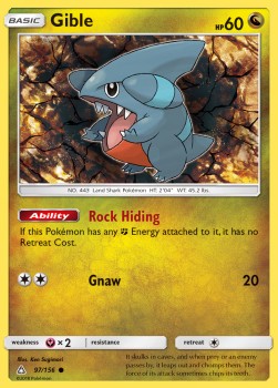Gible - Ultra Prism (Common) [UPR-97] Hover Image