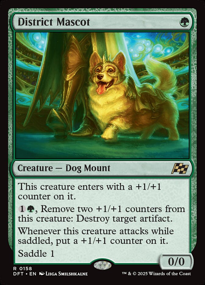 Magic-kaart District Mascot DFT-158 uit Aetherdrift (Rare) Main image