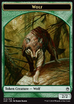 Wolf Token (Green 2/2) - Masters 25 (Token) [A25-T13]